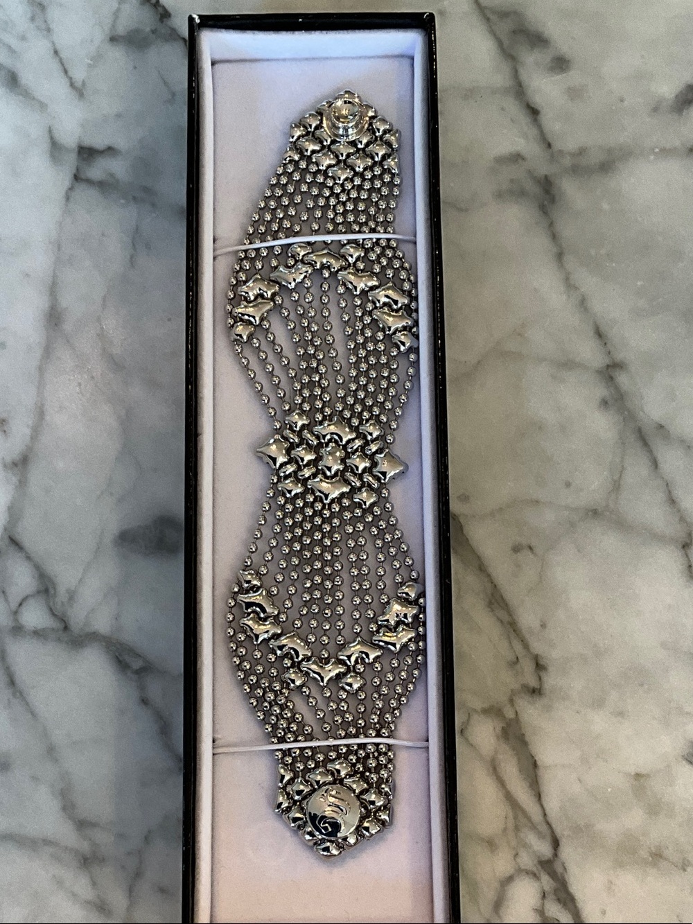 B77-N CHROME FINISH BRACELET BY SERGIO GUTIERREZ
- Women Jewelry